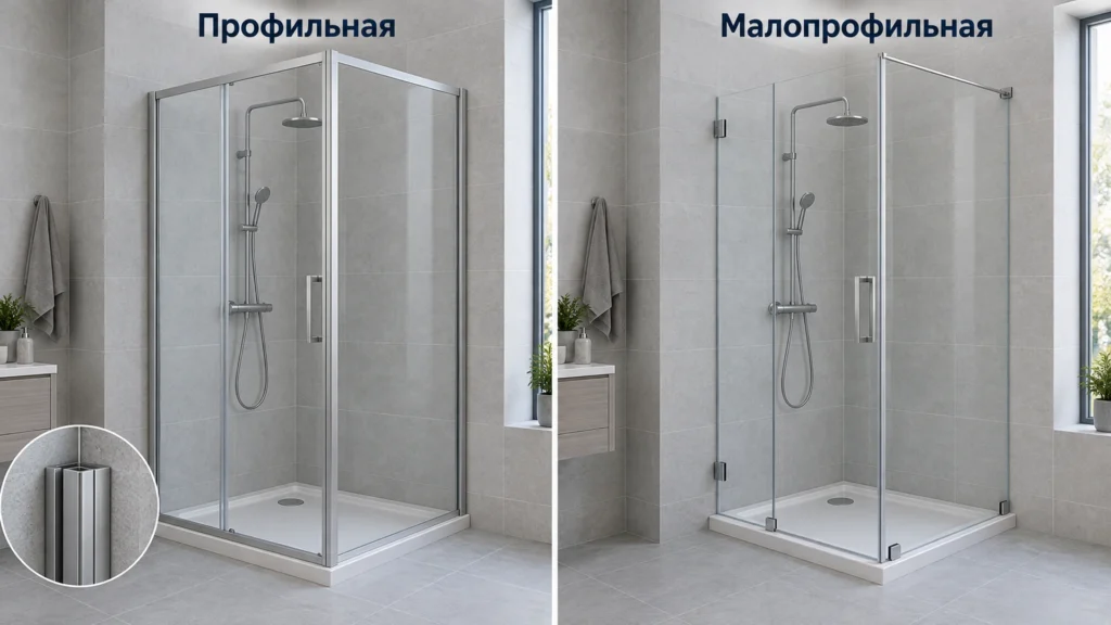 profilnyy-i-bezramnyy-dushevoy-ugolok